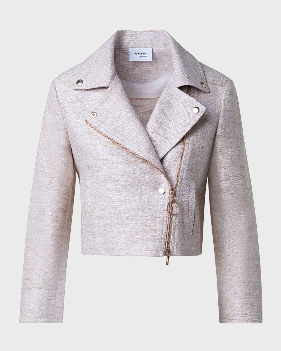 Indian Silk Biker Jacket